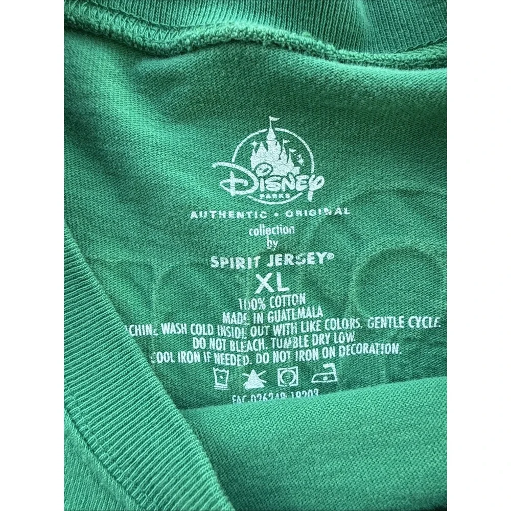 Minnie Mouse Christmas Spirit‎ Jersey Childs Size XL Green Walt Disney World